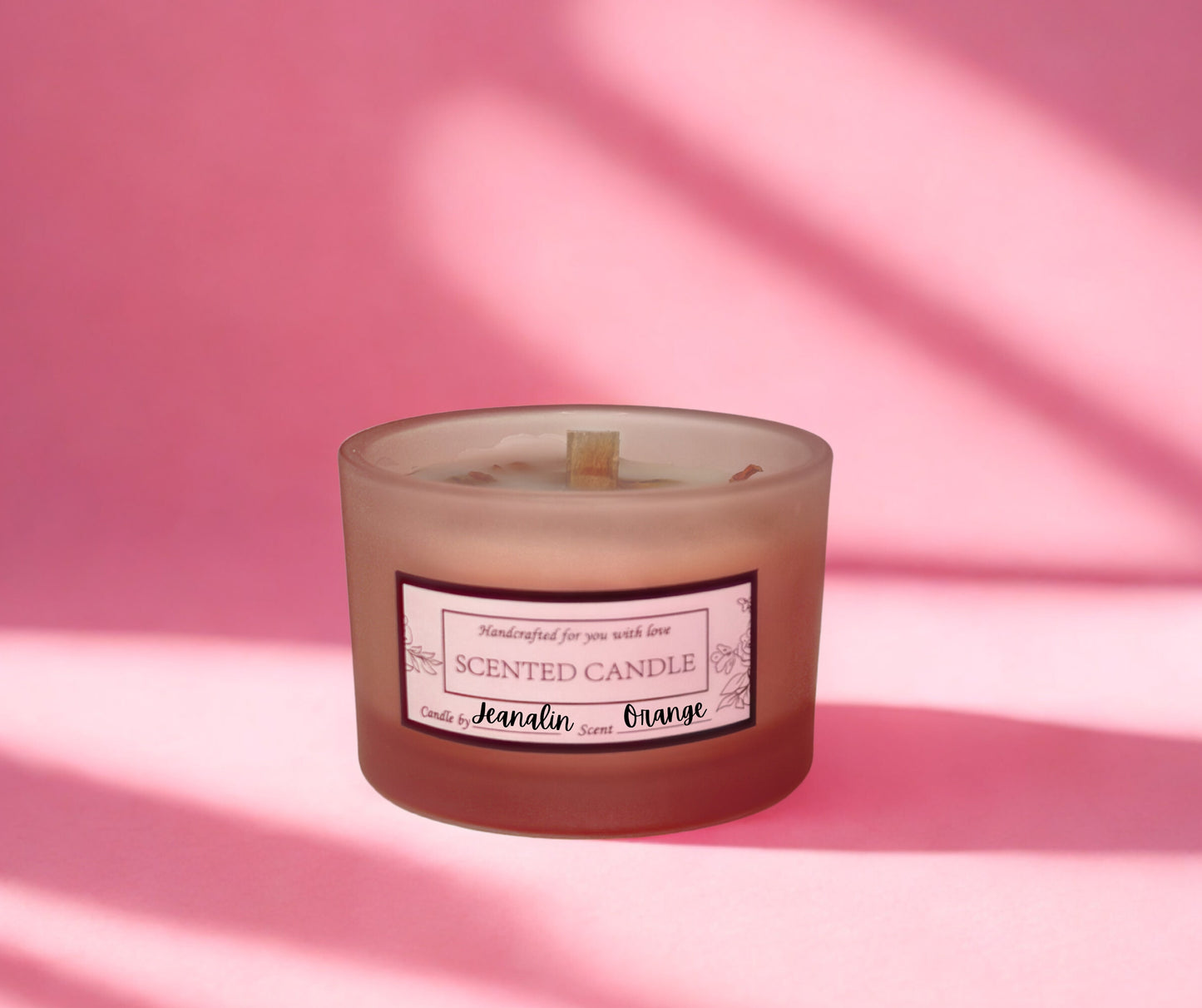 Natural Beeswax Orange Blossom Candle